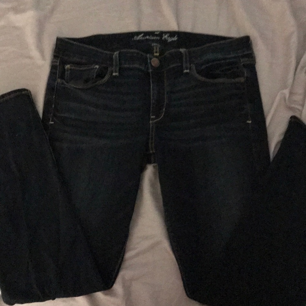 American Eagle Outfitters dark skinny jeans 14